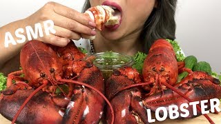 LOBSTER  ASMR Eating Sounds  NE Lets Eat [upl. by Yklam]