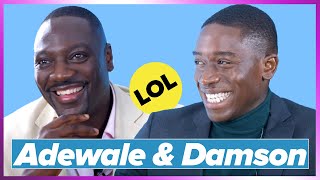 Damson Idris and Adewale AkinnuoyeAgbaje Interview Each Other  Seasoned BuzzFeed [upl. by Ansev]