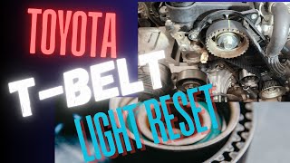 Toyota Tbelt Light Reset how to reset Timing belt light Toyota [upl. by Eemiaj]