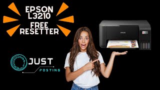 How to reset L3210 printer  Paano mag reset ng L3210 printer with free resetter [upl. by Eatnoj]