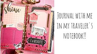 Journal with me in my Websters Travelers Notebook [upl. by Spike]