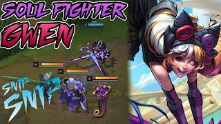 ✂️ SNIP THEIR SOULS WITH SOUL FIGHTER GWEN  Erick Dota PBE Skin Review [upl. by Eydnarb]