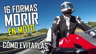 CÓMO NO MORIR EN MOTO  16 ERRORES Y TRUCOS [upl. by Struve384]