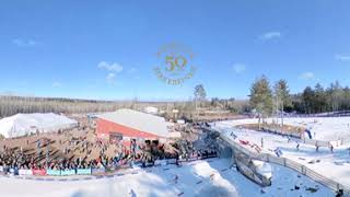 Birkie 2024 360 Startline Flyover [upl. by Siramay]