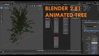 DEPRECATEDBlender 281  Animated tree [upl. by Eimor]