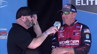 2020 Bassmaster Elite at St Johns River Day 1 Weigh In [upl. by Maillil]