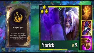 YORICK 3 STAR SO OP 1 SHOT ALL 22000 DMG  TFT SET 11 [upl. by Eikram221]