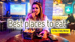 Best places to eat in this chilly winter  Food Vlog  Delhi food guide  Best cafes in DelhiNCR [upl. by Silberman]