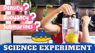 Buoyancy Science Experiment For Kids  How Submarine works  DIY Science Experiment [upl. by Siuol]