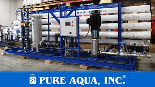 Reverse Osmosis System  Massachusetts USA  205 GPM  wwwpureaquacom [upl. by Belldame]