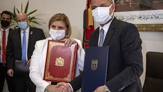 Morocco and Israel sign agreement as countries seek to quadruple trade exchange [upl. by Ydissahc]