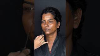 DUSKY SKIN MAKEUP DEMO ❤️ pratikshathorat duskyskinmakeup sareedraping makeupartist [upl. by Pepin]