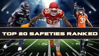 Ranking The Top 20 Safeties in the NFL 2021 [upl. by Cotter]