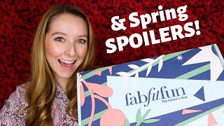 FabFitFun Spring 2019 Box Spoilers  Winter Editors Box Unboxing [upl. by Earla]