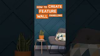 How to add panelling to your feature wall at home 🛠️🏠 DIYtips Howto BandQ [upl. by Rhu]