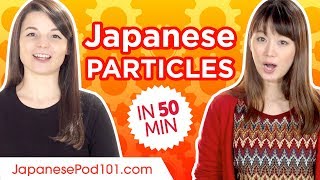 Learn ALL Japanese Particles in 1 Hour  Basic Japanese Grammar [upl. by Boonie773]