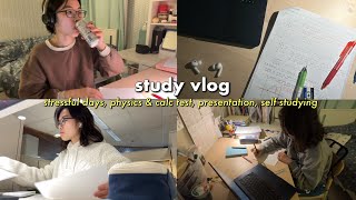 High school study vlog 📓 physics amp calc test presentations self studying amp stress🥲 [upl. by Ogden597]