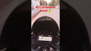 R15 v3 Akrapovic Exhaust Sound akrapovicexhaust R15v3 [upl. by Enoryt]