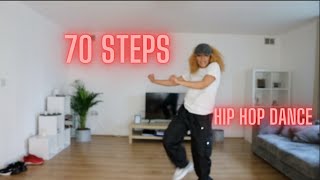 HIPHOP DANCE STEPS  SOCIAL DANCES BASICS TRENDS FOUNDATIONS  70 STEPS [upl. by Serene]