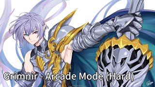 Granblue Fantasy Versus Rising  Grimnir  The Dancing Windstorm  Hard Difficulty Arcade Mode [upl. by Eurydice]