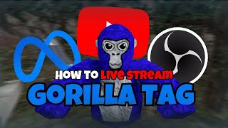 LIVE Stream Gorilla Tag Like a PRO in 2024 [upl. by Suiradel190]