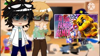 CWACOM characters react to the Afton Family song remix  CWACOM AU  Incredibly lazy [upl. by Reisinger2]