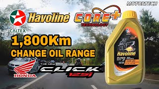 CALTEX HAVOLINE SUPERMATIC 4T SEMI SYNTHETIC scooter OIL 10W40 [upl. by Cybil359]