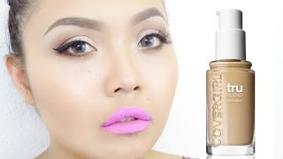 DEMO Covergirl Trublend Liqid Makeup on Oily Skin  maricarljanah [upl. by Kristine527]