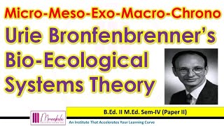 Urie Bronfenbrenners Ecological Systems Theory MEd [upl. by Platus]