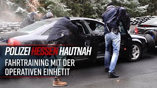 Fahrtraining mit der Operativen Einheit  Polizei Hessen hautnah [upl. by Llenart]