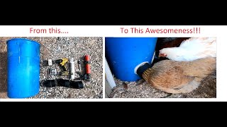 DIY Spill Proof Chicken Feeder For Cheap [upl. by Yentirb628]