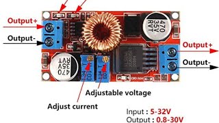 XL4015 DCDC Stepdown Buck converter power supply Use as LED driver  Driver module [upl. by Esidnak863]