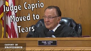 Judge Caprio Gets Emotional [upl. by Aztin65]