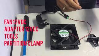 Diy Cooling Fan Aquarium Marine Tank no sump no chiller [upl. by Bibah461]