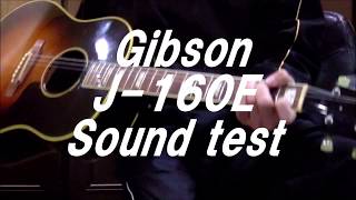 Gibson 1964 J160E Sound test  Beatles I feel fine  In my life [upl. by Nitsyrc]