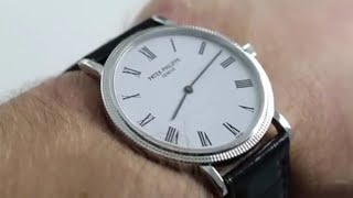 Patek Philippe Calatrava 5120G001 Luxury Watch Review [upl. by Sisely]