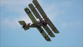 Sopwith Triplane  Shuttleworth Military Airshow 2024 [upl. by Drofla]