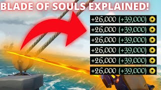 BURNING BLADE SWORD EXPLAINED Blade of Souls Guide Sea of Thieves Season 13 [upl. by Bettine]