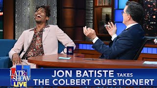 Jon Batiste Takes The Colbert Questionert [upl. by Naruq]