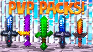 TOP 5 MCPE PVP Texture Packs NO LAG 120  Minecraft Bedrock [upl. by Eelydnarb]