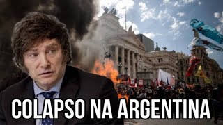 HECATOMBE NEOLIBERAL Javier Milei leva Argentina ao colapso [upl. by Anaiv]