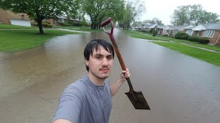 Draining a Massive Flooded Street [upl. by Yssirk]