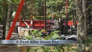 Sheriff 3 adults 3 children dead in Necedah house fire [upl. by Hirza]