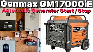 GENMAX GM17000iE Auto Generator Start using the EG4 6000XP Inverter [upl. by Collimore]