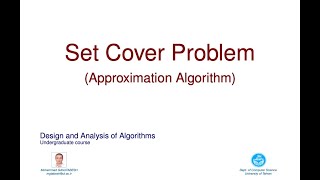 DAA55  Approximation Algorithm for Set Cover Problem [upl. by Ryle606]