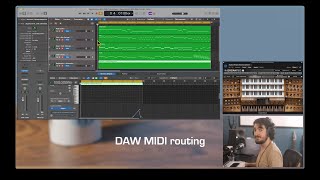 Organteq 2 Tutorial  in a DAW MIDI action amp keyboard mapping [upl. by Aillemac]