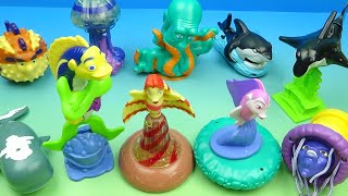 2004 DREAMWORKS SHARK TALE set of 10 BURGER KING MOVIE COLLECTIBLES VIDEO REVIEW [upl. by Loren103]