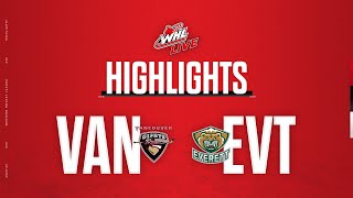 Vancouver Giants at Everett Silvertips 1111  WHL Highlights 202324 [upl. by Guria]