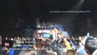 Lady Gaga sube a una fan al escenario en Australia Born This Way Ball 2012 [upl. by Parnas395]