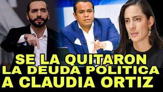 SANTO DIOS LE QUITARON LA DEUDA POLITICA CLAUDIA ORTIZ EL PUEBLO EXIGE QUE NO LE DEN NI UN CENTAVO [upl. by Manon]